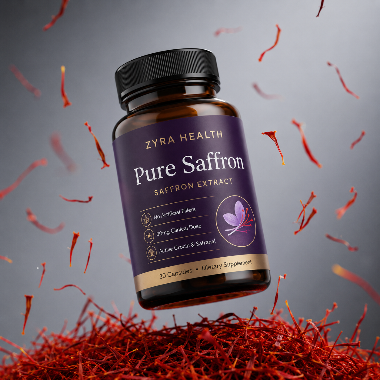 Pure Saffron Extract – Depression Support
