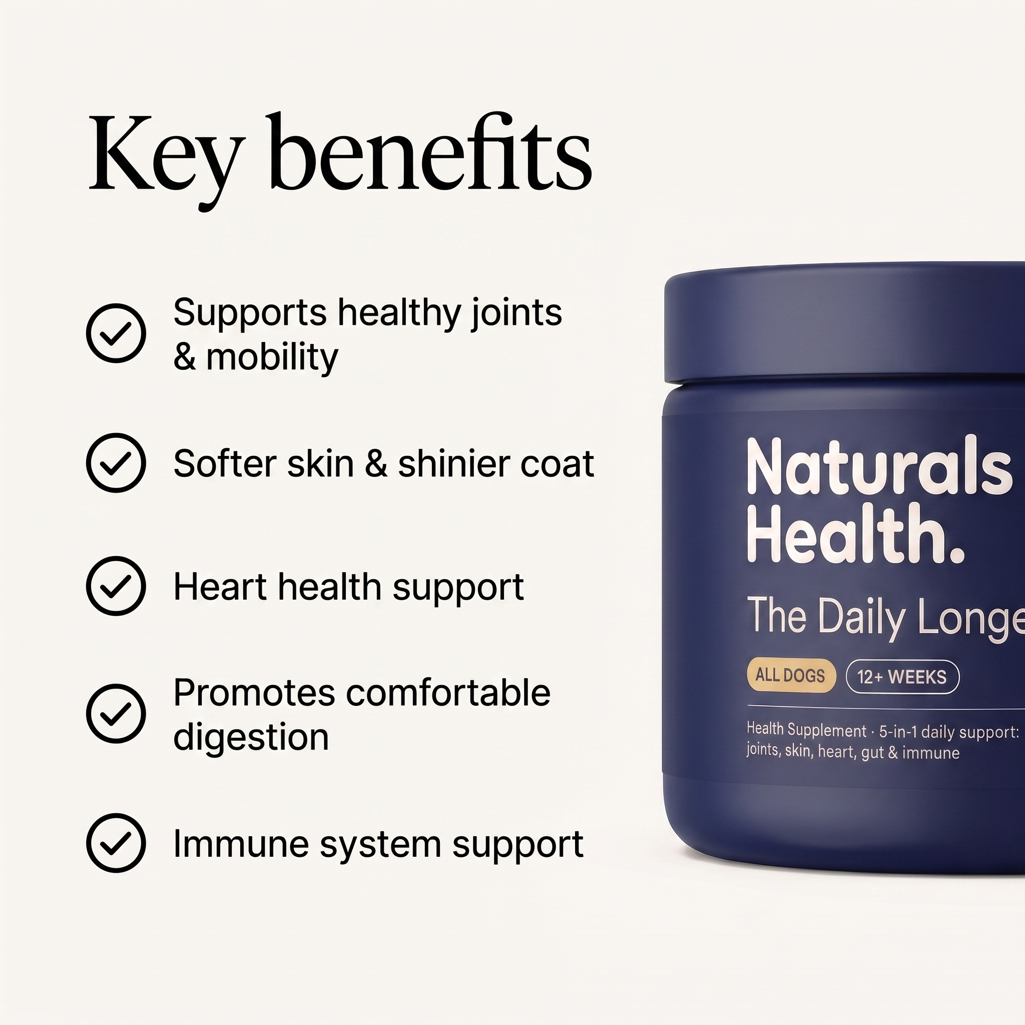 Key benefits — The Daily Longevity Chew