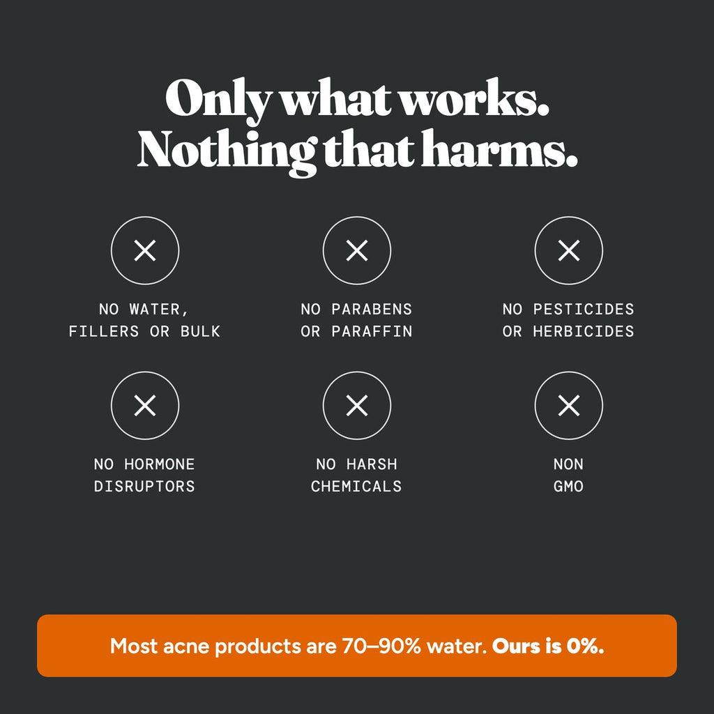 Only what works, nothing that harms
