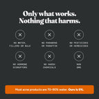 Only what works, nothing that harms
