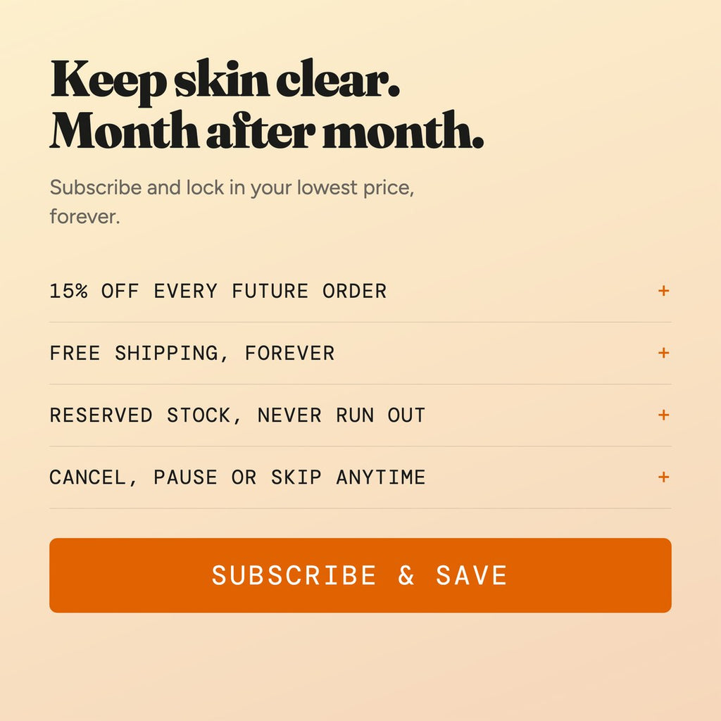 Subscribe and save on every order