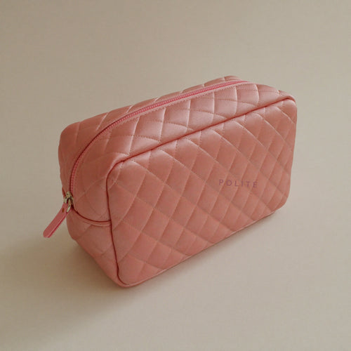 Polite Beauty Bag quilted pouch
