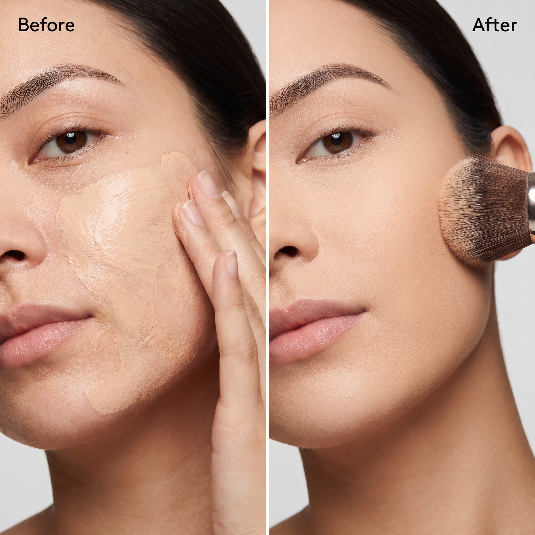 Polite Brush before and after