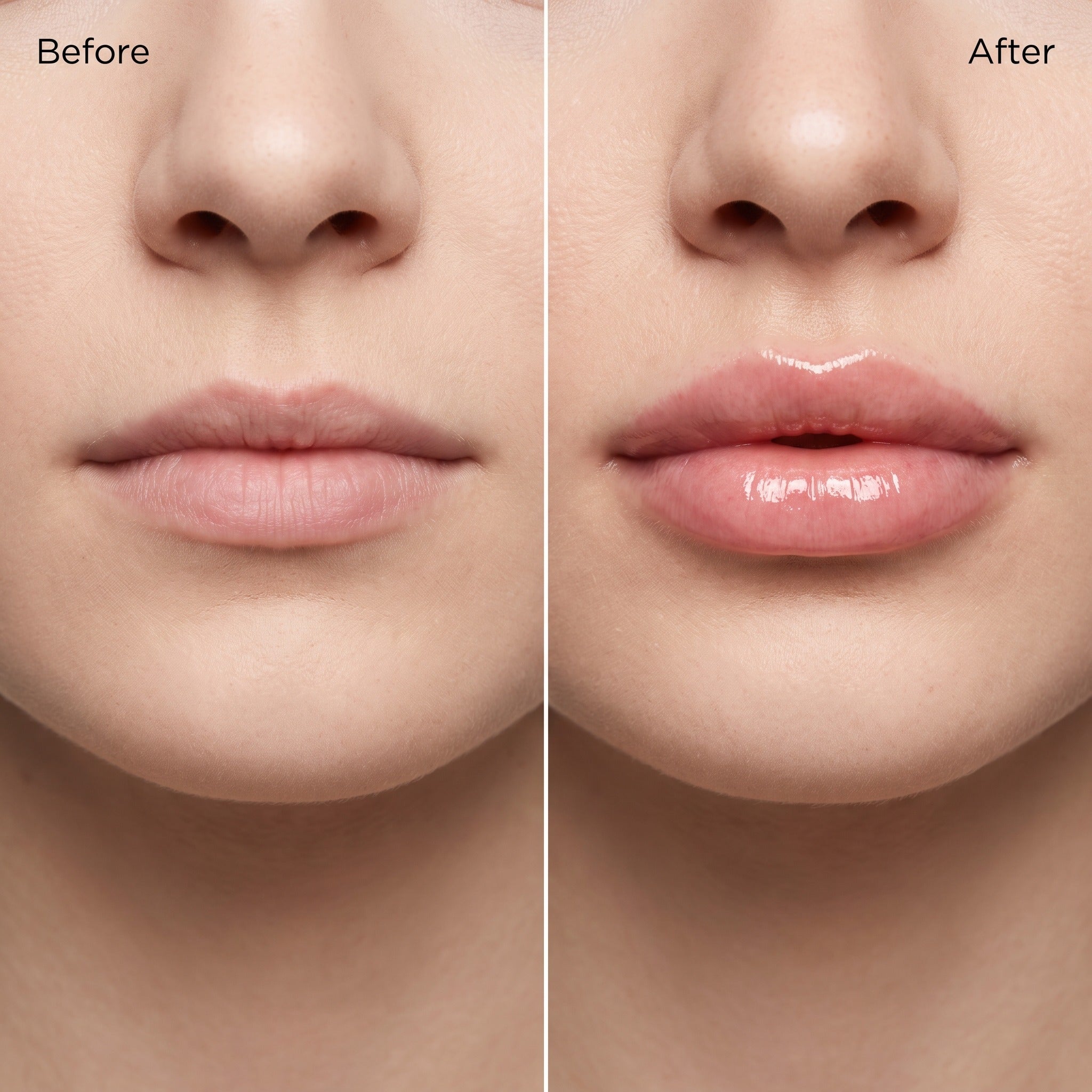Polite Lip Plumper before and after