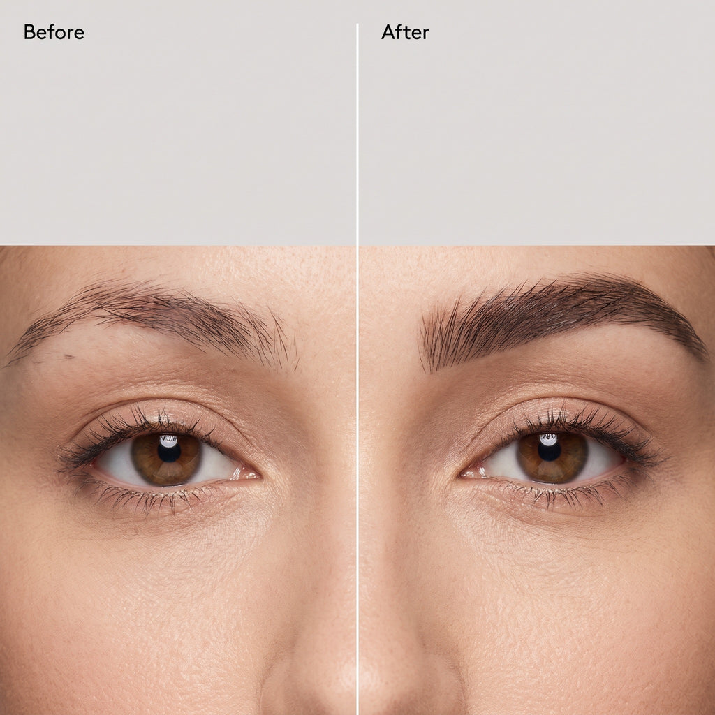 Polite Brow Serum before and after
